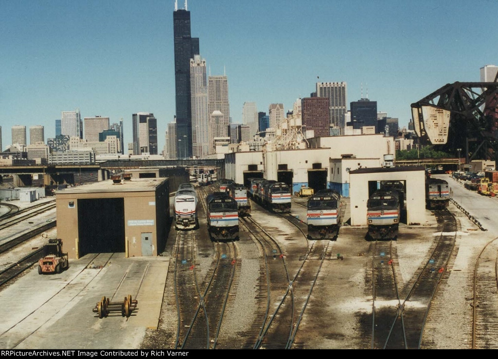 Amtrak Engine Terminal at Chicago, Ill.